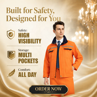 Uniforme de travail unisexe personnalisé en coton avec impression UV antistatique et protection contre les aiguilles pour les commandes d'équipe ODM