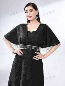 Telas tejidas <span class=keywords><strong>de</strong></span> poliéster Fukro Jacquard para hacer vestidos Cheongsam <span class=keywords><strong>de</strong></span> mujer adecuados para ropa Formal - Product Image 2