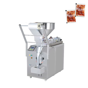 Mini machine d'emballage automatisée de remplissage de <span class=keywords><strong>sac</strong></span> de bâtonnet de sachet de purée de légumes et de fruits de sauce visqueuse au piment et au sésame - Product Image 2