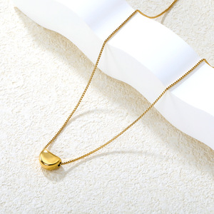 Collar minimalista con colgante de doble cadena, cadena de clavícula geométrica con forma de corazón de aleación de zinc para mujer, accesorio de joyería de moda - Product Image 3