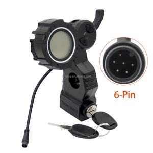 Pantalla LCD de 48V con Bloqueo, Accesorios para el Tablero de Instrumentos, Piezas para Patinetes Eléctricos, Controlador de Aceleración para Bicicletas Eléctricas - Product Image 4