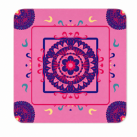 Tapis de jeu carré silencieux pour Mahjong, base en caoutchouc antidérapante, lavable, pour Mahjong, Poker, Domino, Échecs, impression personnalisée
