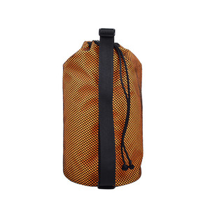 Sac à dos en polyester de marque personnalisée imprimé par sublimation bleue personnalisé sac à dos de sport à cordon de basket-ball avec maille - Product Image 4