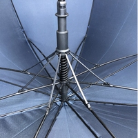 Promotion de parapluie extra large de publicité de marque d'approvisionnement d'usine de YS-7009 Logo personnalisé Parapluie de golf coupe-vent de grande taille à ouverture automatique