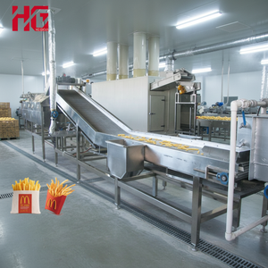 Ligne de production automatique de frites et de chips de pommes de terre, machine à frire haute efficacité 300 kg/h pour la fabrication de snacks commerciaux - Product Image 3