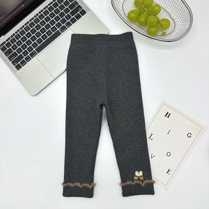 Pantalones de Punto con Apliques de Orejas de Conejo <span class=keywords><strong>para</strong></span> Niñas Pequeñas, con Ribete de Peluche, Forro Polar, Elásticos, Suaves, <span class=keywords><strong>para</strong></span> Otoño e Invierno, Leggings <span class=keywords><strong>para</strong></span> Bebés y Niñas Pequeñas - Product Image 3