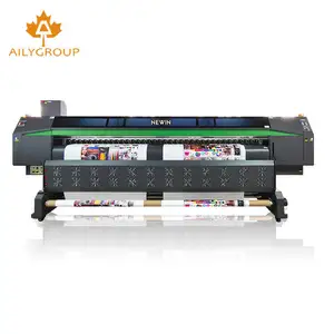 现货4 PCS I3200头防水布打印绘图仪3.2米生态溶剂打印机