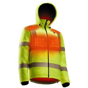 جاكيت أمان مقاوم للماء ساخن من الفئة <span class=keywords><strong>3</strong></span> معطف بناء للعمل للرجال والنساء في فصل الشتاء Veste De Chantier - Product Image 5