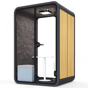 Cabina Telefónica <span class=keywords><strong>de</strong></span> Oficina Insonorizada Móvil Moderna en Oferta y Cabina <span class=keywords><strong>de</strong></span> Grabación Acústica para Centros Comerciales y Espacios <span class=keywords><strong>de</strong></span> Trabajo Compartidos, Modular y Personalizable - Product Image 1