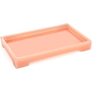 Plateau de rangement de salle de bain en polyrésine, plateau de vanité en résine à usage domestique, organisateur de table pour bougies savon serviette <span class=keywords><strong>parfum</strong></span> - Product Image 1