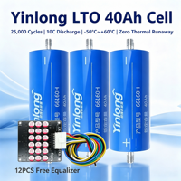 Nouvelle cellule puissante Yinlong 2.3V LTO au titanate de lithium, décharge 9C, pour démarrage de moteur à couple élevé, système audio automobile, DIY