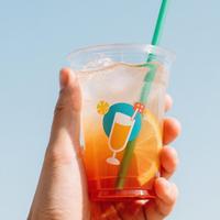 Vasos Desechables de Plástico PET Transparente con Tapa, Certificados para Alimentos, Personalizables con Logotipo Impreso Digitalmente, de Pared Simple y Acanalados, de Awesomepacking