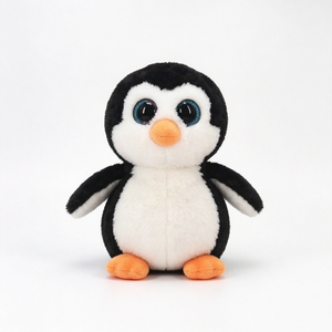 Pingüino de peluche personalizado, pingüino de peluche con ojos grandes, pingüino de peluche con ojos brillantes, lindo pingüino de peluche - Product Image 3