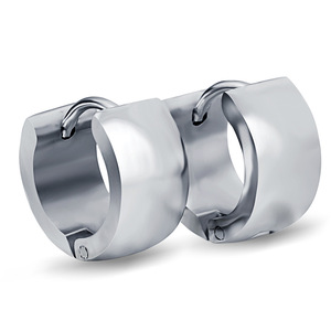 Huggie Earrings 7Mm Stainless Steel Round Geometric <b>Studs</b> <b>For</b> Women <b>Men</b> Fashion Jewelry Ear Clips - Product Image 1