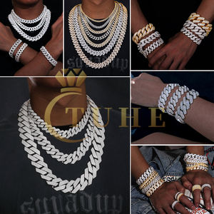 Collar de Lujo y Gran Peso de 51mm Estilo Moda Xs Hop Jewelry, Cadena Cubana Súper Grande, Cadena de Eslabones Cubanos Miami - Product Image 5