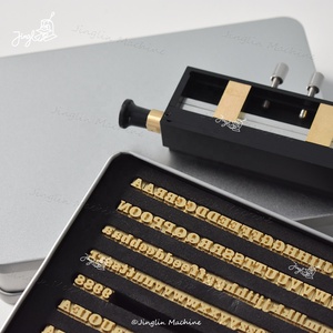 Lettere d'ottone per la timbratura a caldo 3mm 3.5mm 6.8mm di codifica data macchina Font ottone lettere di stampaggio caldo - Product Image 2