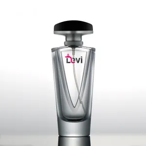 Devi 유리 100ML 향수병 유일한 남자의 Parfum 병 다시 채울 수 있는 스프레이어 분무기 빈 콘테이너 포장 주문 디자인
