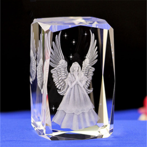 Cadre photo personnalisé, souvenirs, cristal K9, verre rectangulaire, cube - Product Image 6