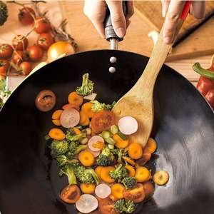 Sartén antiadherente de bambú 100%, sin BPA, resistente a altas temperaturas, juego de utensilios de cocina - Product Image 3