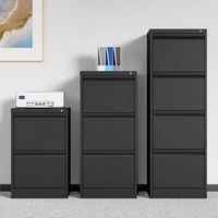 Archivador vertical de acero económico de 4 cajones con cerradura con llave para el hogar, oficina, hotel, escuela, taller