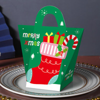 Kotak Hadiah Natal Kreatif Desain Baru Kotak Hadiah Malam Natal Kotak Permen Kosong