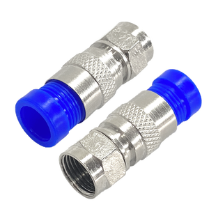 Teknologi terbaru smart RG59 <span class=keywords><strong>RG11</strong></span> kompresi RF kabel koaksial steker untuk TV RG6 <span class=keywords><strong>F</strong></span> tipe konektor RG 6 - Product Image 1