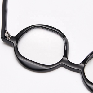 Jiuling Eyewear Ánh Sáng Xanh Chặn Ống Kính Quang Học Kính Mắt Đàn Ông Phụ Nữ Kính Tùy Chỉnh Cao Cấp Đa Giác Acetate Khung Kính - Product Image 4