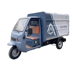 Electric 3-Wheel Sanitation <strong>Truck</strong> Self-Unloading Rubbish Collection <strong>Small</strong> Township Street Side Mounted Bucket Car - Product Image 4