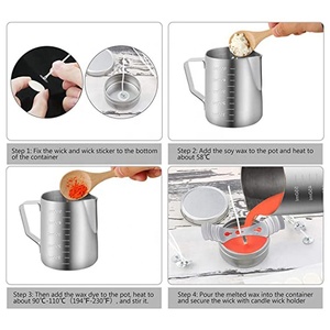 Kit <span class=keywords><strong>de</strong></span> fabrication <span class=keywords><strong>de</strong></span> bougies DIY en gros avec <span class=keywords><strong>cire</strong></span> <span class=keywords><strong>de</strong></span> <span class=keywords><strong>soja</strong></span> <span class=keywords><strong>de</strong></span> noix <span class=keywords><strong>de</strong></span> coco, <span class=keywords><strong>cire</strong></span> <span class=keywords><strong>d</strong></span>'<span class=keywords><strong>abeille</strong></span>, mèche en bois, pot à bougie en étain, huile parfumée - Product Image 2