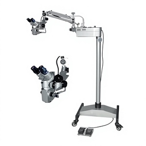 Microscope opératoire dentaire professionnel avec support réglable, système optique de précision pour l'endodontie, la chirurgie et le traitement buccal - Product Image 1