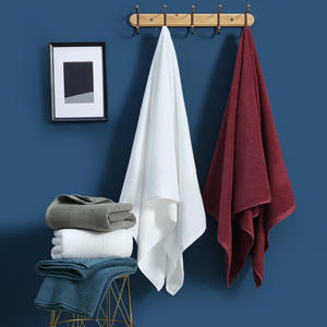 Vente en gros Ensemble de serviettes de bain blanches de haute qualité, 100% coton, serviettes éponge douces, ensemble de serviettes confortables - Product Image 4