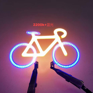 Lámpara LED para Bicicleta, Bombillas COB, Luz Intermitente Roja y Verde, DC 3V, Luz Intermitente, Decoración de Filamento LED para Manualidades, Iluminación para Fiestas - Product Image 2