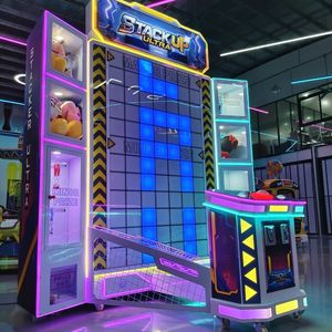 Máquina de juego de entretenimiento para interiores que funciona con monedas, bloque de apilamiento de <span class=keywords><strong>suerte</strong></span> y acción para regalos y loterías - Product Image 3