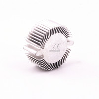 Radiateur LED, grand dissipateur thermique rond en aluminium, profilé en aluminium, machine de perçage et de fraisage CNC pour dissipateur thermique extrudé en aluminium