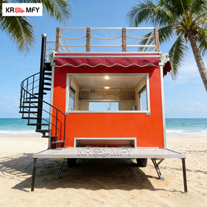 Coffee Fully Equipped Bar with PVC Sliding Windows Expandable Shipping Container Industrial Outdoor Movable Breathable Cafe - Product Image 5