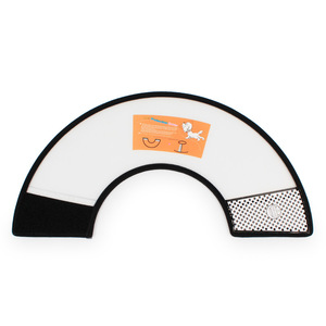 Collier de protection pour animaux de compagnie en plastique respirant, pour chiens et chats, conique, anti-griffures et anti-morsures, pour le toilettage - Product Image 3