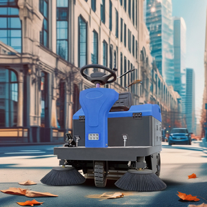 Nouvelle balayeuse autoportée pour la collecte de feuilles et de déchets, certifiée CE, pour le nettoyage routier - Product Image 3