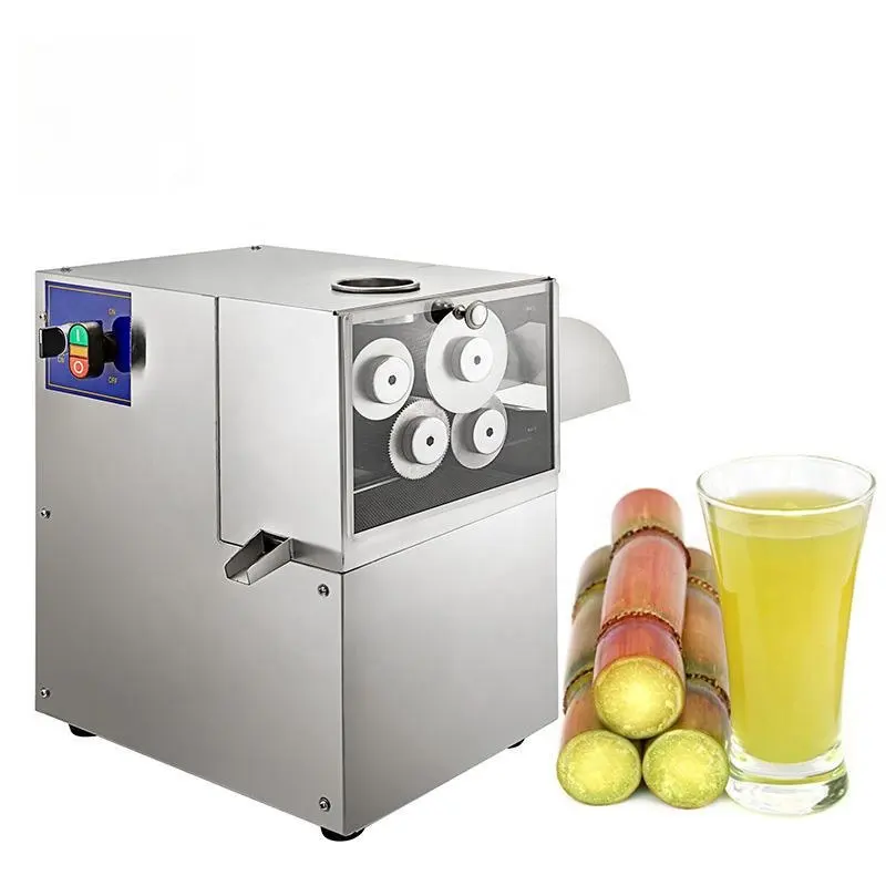 Stainless Steel Commercial Vertical Electric Sugar Cane Juicer Sugarcane Juice Extractor Machine