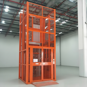 Недорогой настенный цепной грузовой подъемник на 3 этажа, подходящий для коммерческого и складского использования в Малайзии - Product Image 3