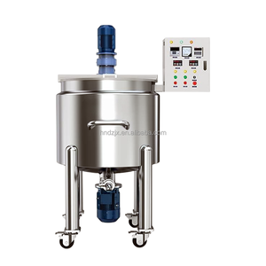 DZJX 100L 200L homogénéisateur mélangeur mélange sous vide Machine 100litres 300kg taille <span class=keywords><strong>émulsifiant</strong></span> réservoir de qualité alimentaire <span class=keywords><strong>pour</strong></span> crème glacée - Product Image 2