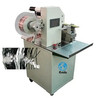 La machine de pliage et d'étiquetage automatique d'étiquettes de câble convient aux conduites d'eau en fil et câble