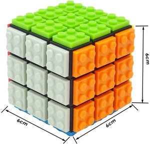 Kubus Ajaib 3X3X3 Mainan Bongkar Pasang, Bata Ajaib Kubus Asah Otak dan Bongkar Pasang <span class=keywords><strong>2</strong></span> In 1 untuk Hadiah Anak Dewasa Cocok dengan - Product Image 6