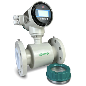 Nhiệt độ cao <span class=keywords><strong>Flow</strong></span> Meter nước tùy chỉnh OEM điện từ lưu lượng kế với cao su PTFE lót - Product Image 4