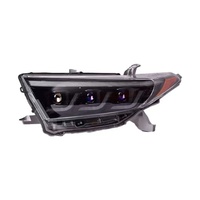Pièces automobiles pour modèles de voitures TK Factory pour Toyota Highlander 2012-2014, phares LED, projecteur double LED, FACELIFT