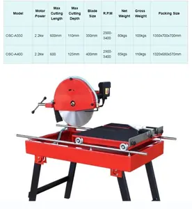 DTS Stone Cutting Machine Portable Rock Cutting Table Machinery Granite Marble Tile Cutting Saw