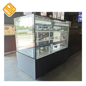 Chất lượng cao giá rẻ thép không gỉ công suất lớn hiển thị bánh bánh mì Bàn đầu tủ bánh cho bánh siêu thị sử dụng - Product Image 1