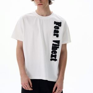 Camiseta bordada personalizada Camiseta personalizada con logotipo Camisetas de manga corta para hombres y mujeres - Product Image 5