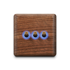 YINKA Brass Toggle 3 Gang 2 Way <strong>13A</strong> <strong>UK</strong> <strong>Socket</strong> EU US Powerpoint Household Wall Switch <strong>Socket</strong> - Product Image 1