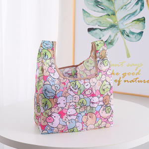 Borse Pieghevoli Impermeabili in Oxford per la Spesa, Vendita Diretta dalla Fabbrica 2026, Colore Giallo - Product Image 4