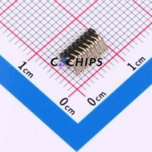 HX PZ1.0-2x8P WZ Pin Header Bent Lead Through Hole,P=1mm Connector ( Pin Structure: 2x8P )( Pitch: 1mm )( Row Spacing: 1mm ) - Product Image 2